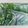 This painting was inspired by the glasshouse at the botanic gardens in Berlin.