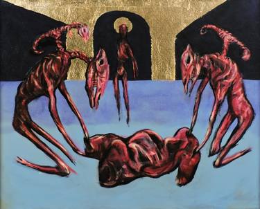 Print of Surrealism Mortality Paintings by Peter Cunis