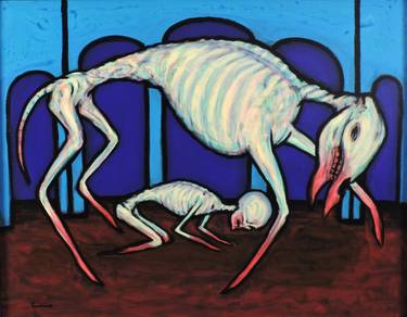 Original Surrealism Animal Paintings by Peter Cunis