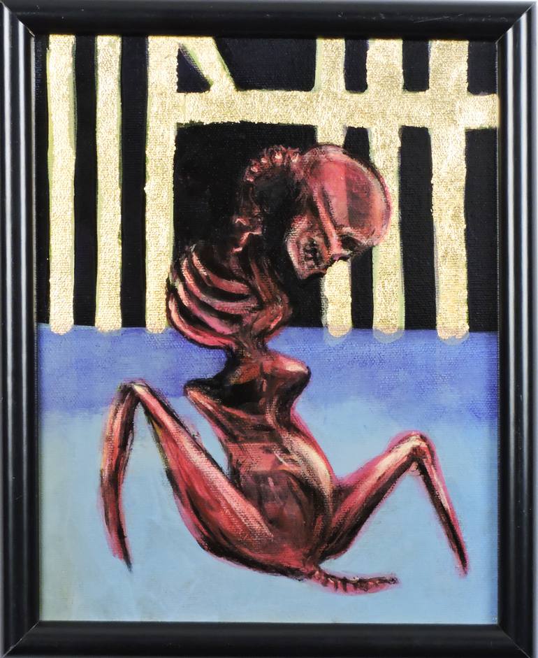 Original Figurative Time Painting by Peter Cunis