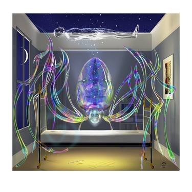 Saatchi Art Artist John Jones; Digital, “"Glass Spider | Ad Astra"  Giclee print limited edition of 10” #art