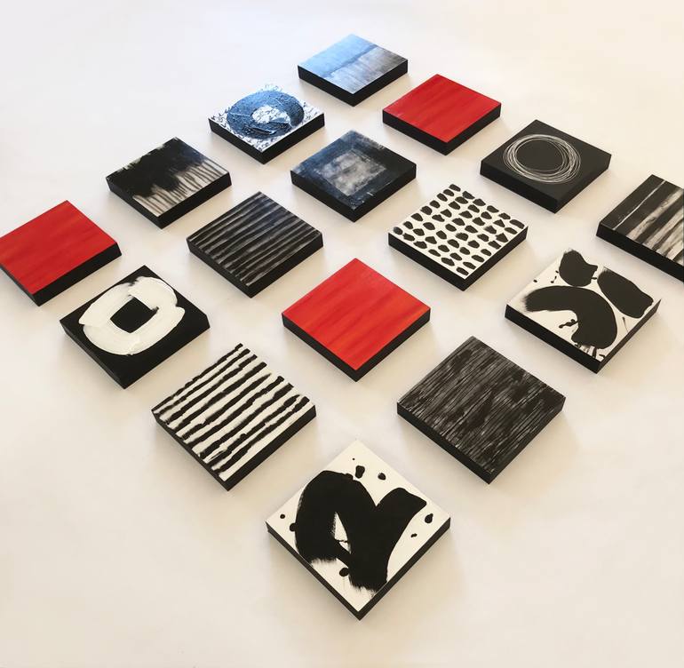 Original Minimalism Abstract Installation by Paula Gibbs