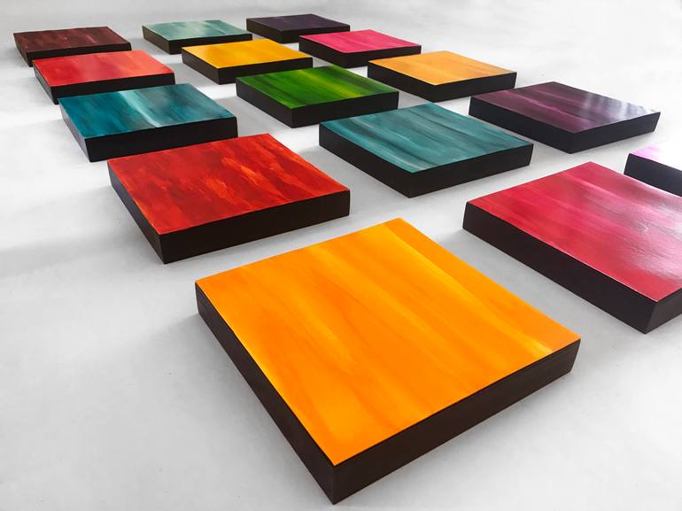 Original Minimalism Abstract Installation by Paula Gibbs