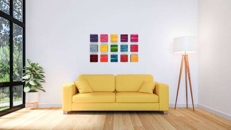 Original Minimalism Abstract Installation by Paula Gibbs