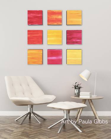 Original Modern Abstract Paintings by Paula Gibbs