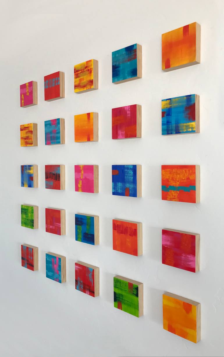 Original Minimalism Abstract Installation by Paula Gibbs
