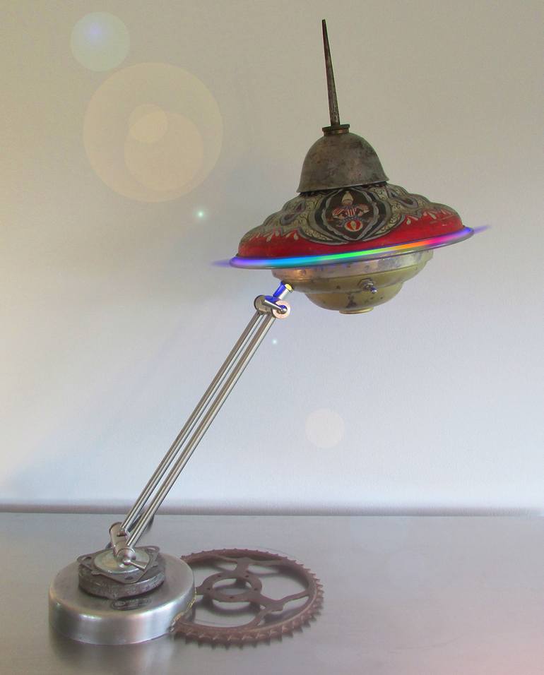 Original Outer Space Sculpture by Craig Ebel