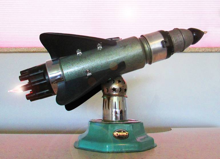 Original Modern Outer Space Sculpture by Craig Ebel