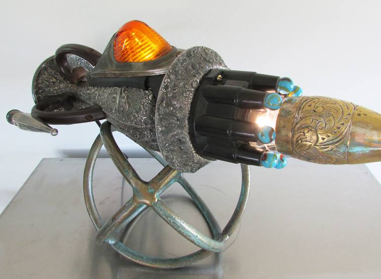 Original Conceptual Outer Space Sculpture by Craig Ebel