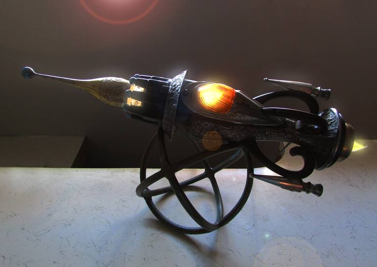 Original Conceptual Outer Space Sculpture by Craig Ebel