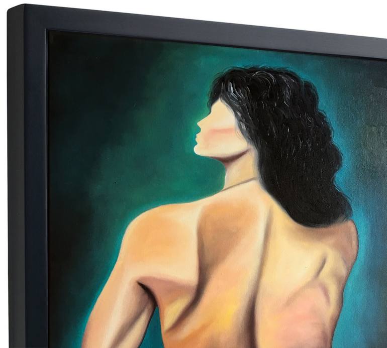 Original Nude Painting by Dixie Miguez