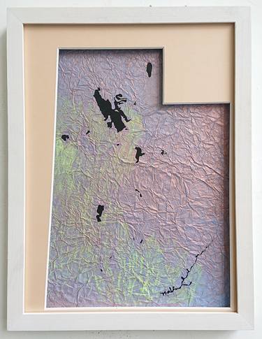 Print of Abstract Landscape Collage by Laura Scheringa