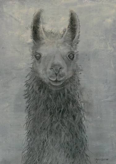 Original Figurative Animal Drawings by MarieElaine Cusson