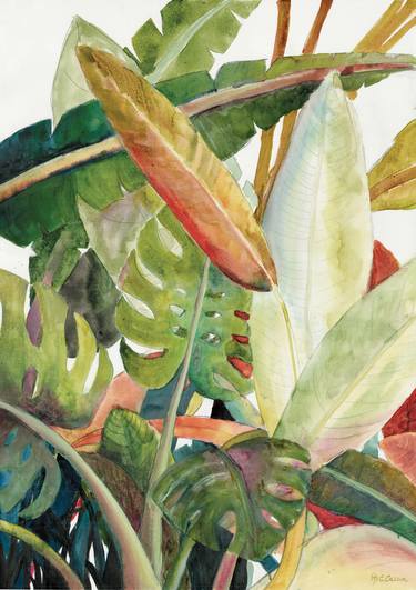 Print of Conceptual Botanic Paintings by MarieElaine Cusson
