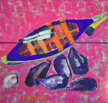 Print of Expressionism Boat Paintings by Vlasta Beketic Dugonjic