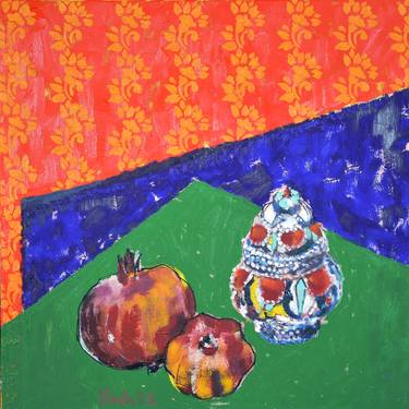 Original Expressionism Still Life Paintings by Vlasta Beketic Dugonjic