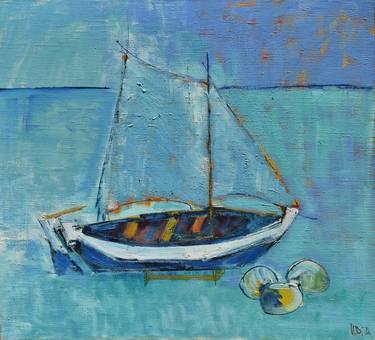 Original Sailboat Paintings by Vlasta Beketic Dugonjic