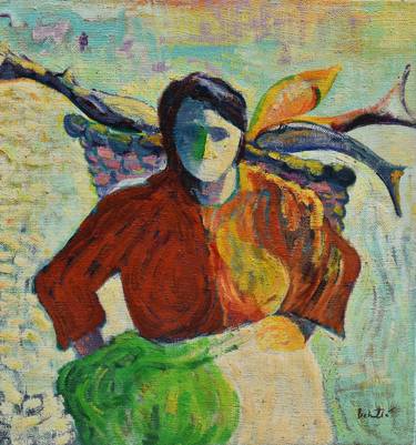 Original Expressionism Women Paintings by Vlasta Beketic Dugonjic