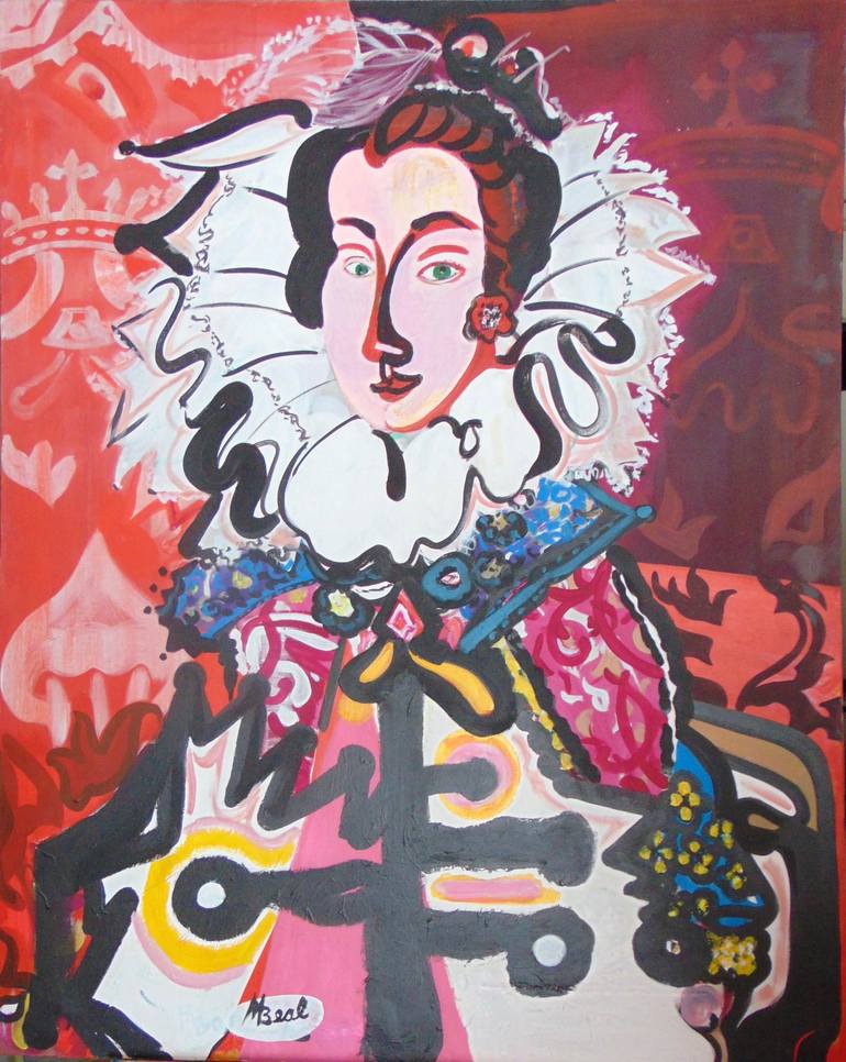 Queen Isabella Painting by michael beal | Saatchi Art