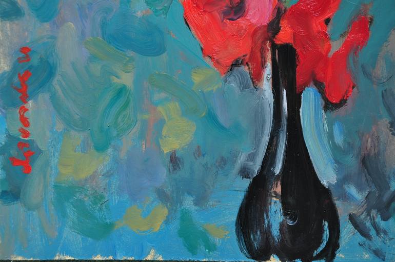 Original Fine Art Floral Painting by Yaroslava Tichshenko