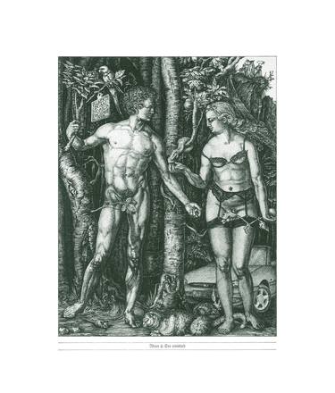 Adam & Eve revisited (green) Limited Edition 2 of 29 thumb