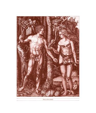 Adam & Eve revisited (red) Limited Edition 2 of 29 thumb