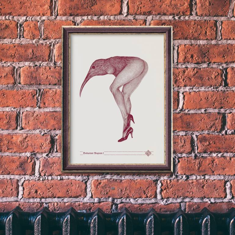 Original Women Printmaking by Dobri Gjurkov