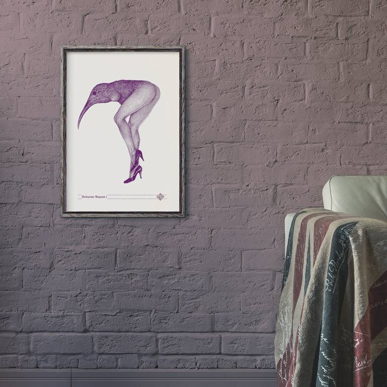 Original nude Women Printmaking by Dobri Gjurkov