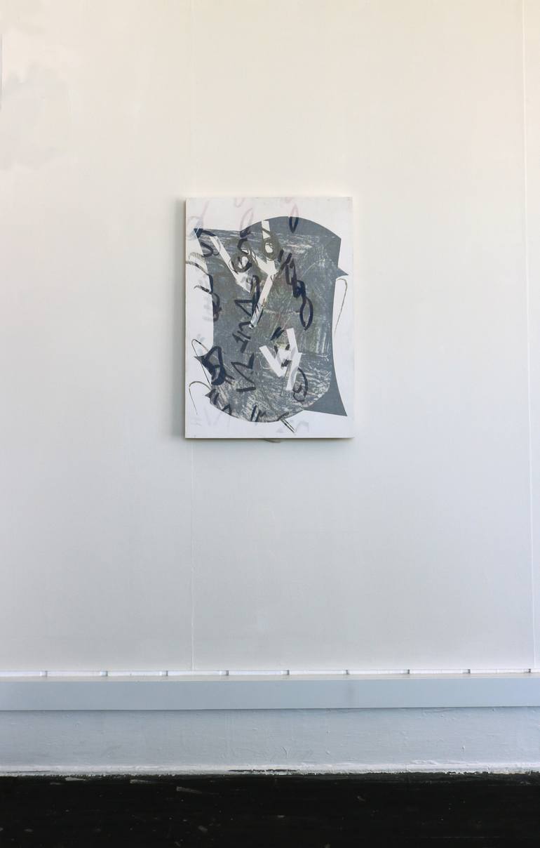Original Conceptual Abstract Painting by Isaac Moss