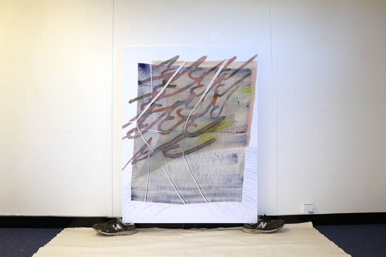 Original Abstract Expressionism Abstract Painting by Isaac Moss