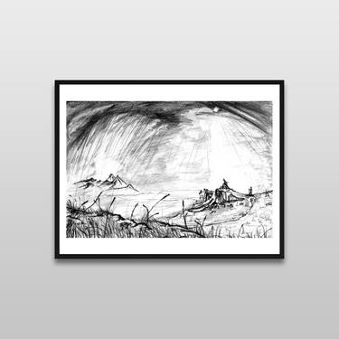 Original Landscape Drawings by Alex Pearce