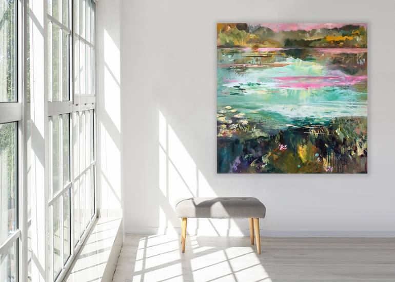 Original Abstract Painting by Lies Goemans