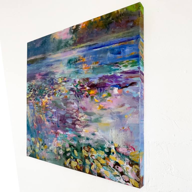 Original Modern Abstract Painting by Lies Goemans