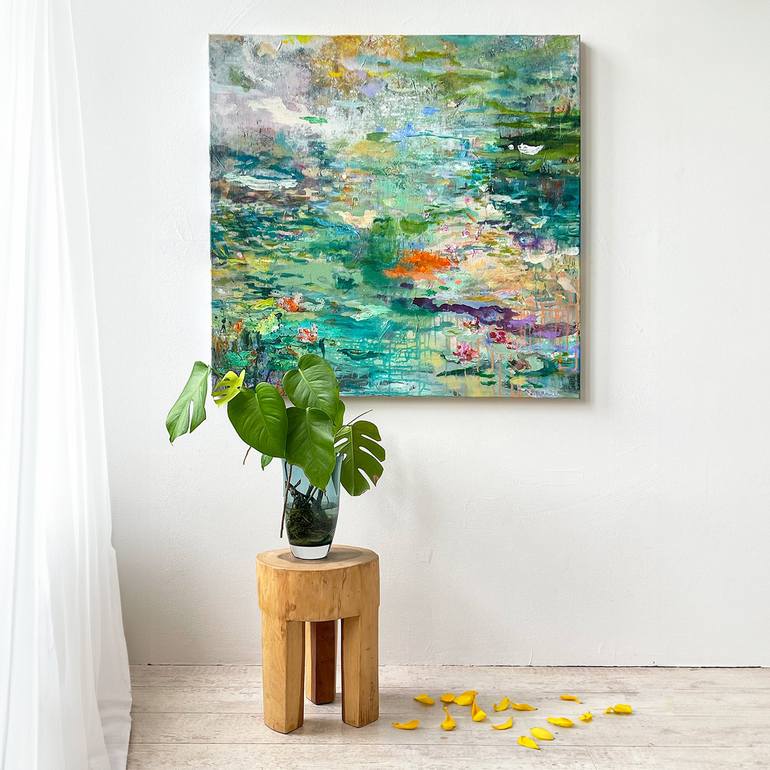 Original Abstract Painting by Lies Goemans