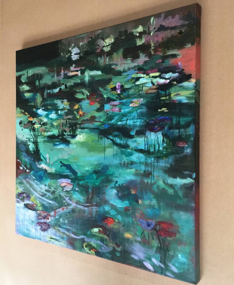 Original Abstract Painting by Lies Goemans