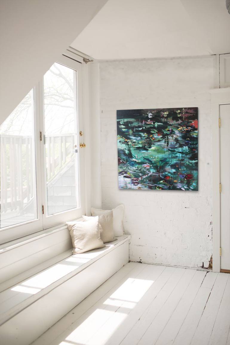 Original Abstract Painting by Lies Goemans