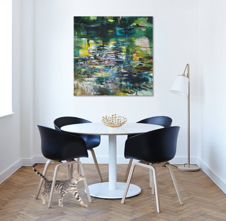 Original Abstract Painting by Lies Goemans