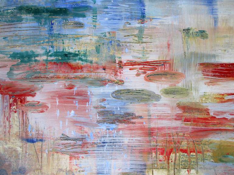 Original Abstract Expressionism Abstract Painting by Lies Goemans