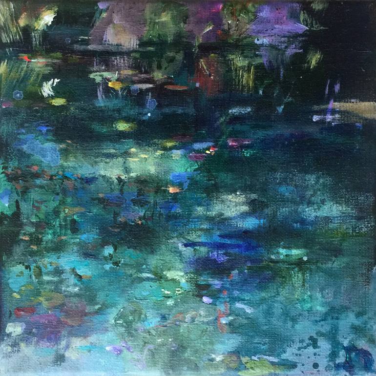 Dark Waters Painting by Lies Goemans | Saatchi Art