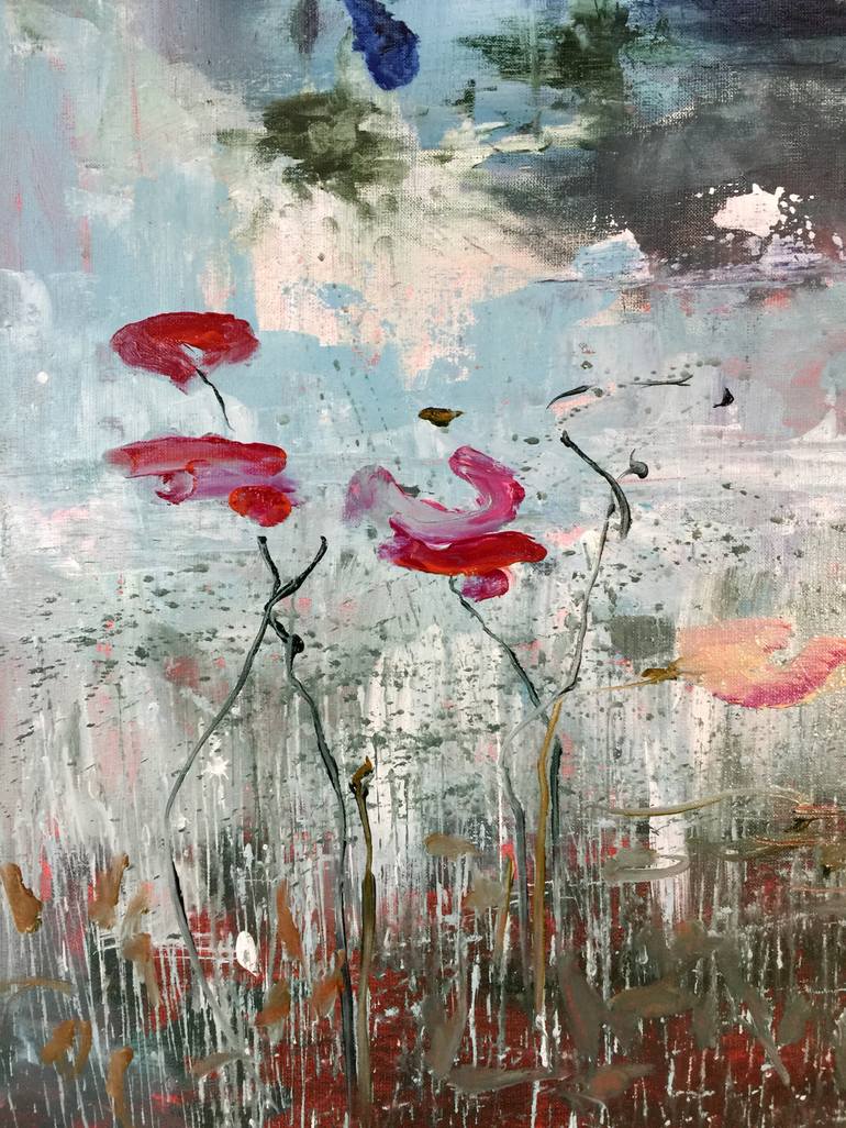 Original Abstract Expressionism Abstract Painting by Lies Goemans