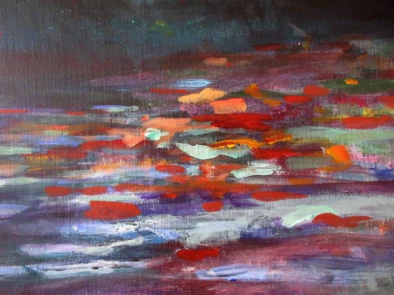 Original Abstract Nature Painting by Lies Goemans