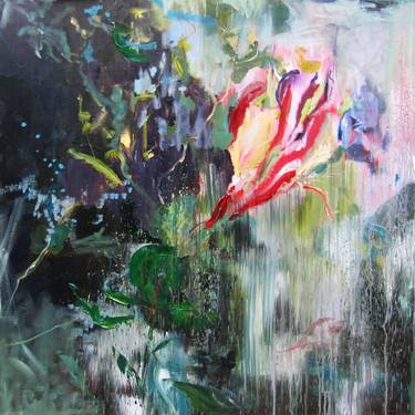 Original Abstract Expressionism Nature Paintings by Lies Goemans