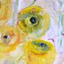 a detail of Golden Ranunculus by Lies Goemans. The whole artwork measures 120x200cm