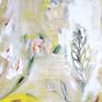 a detail of Golden Ranunculus by Lies Goemans. The whole artwork measures 120x200cm
