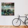 What Lies Beneath no 23 by Lies Goemans 100x100cm in interior