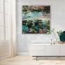 What Lies Beneath no 23 by Lies Goemans 100x100cm in interior