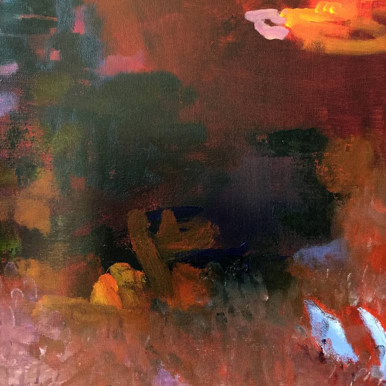 Original Expressionism Abstract Painting by Lies Goemans