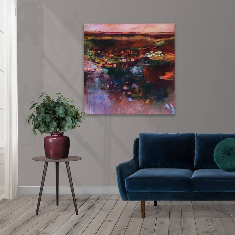 Original Abstract Painting by Lies Goemans