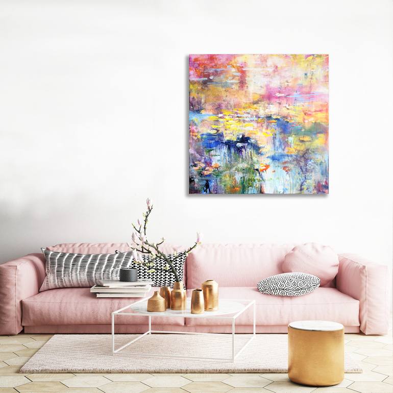 Original Abstract Painting by Lies Goemans