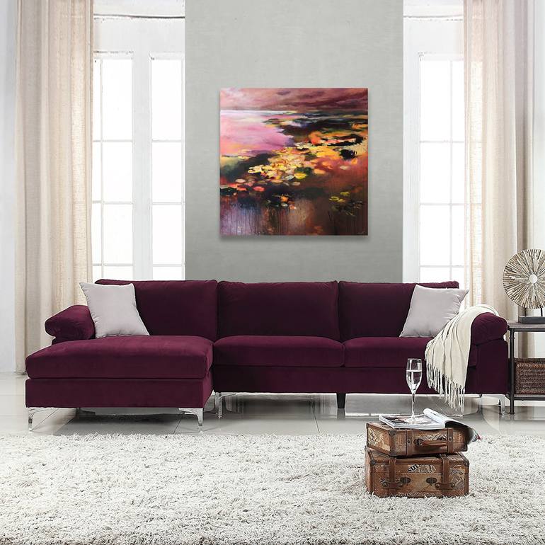 Original Abstract Painting by Lies Goemans